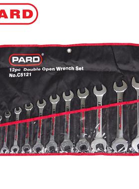 PARD梅开两用扳手组套C51布袋公英制梅花开口两用棘轮扳手组套