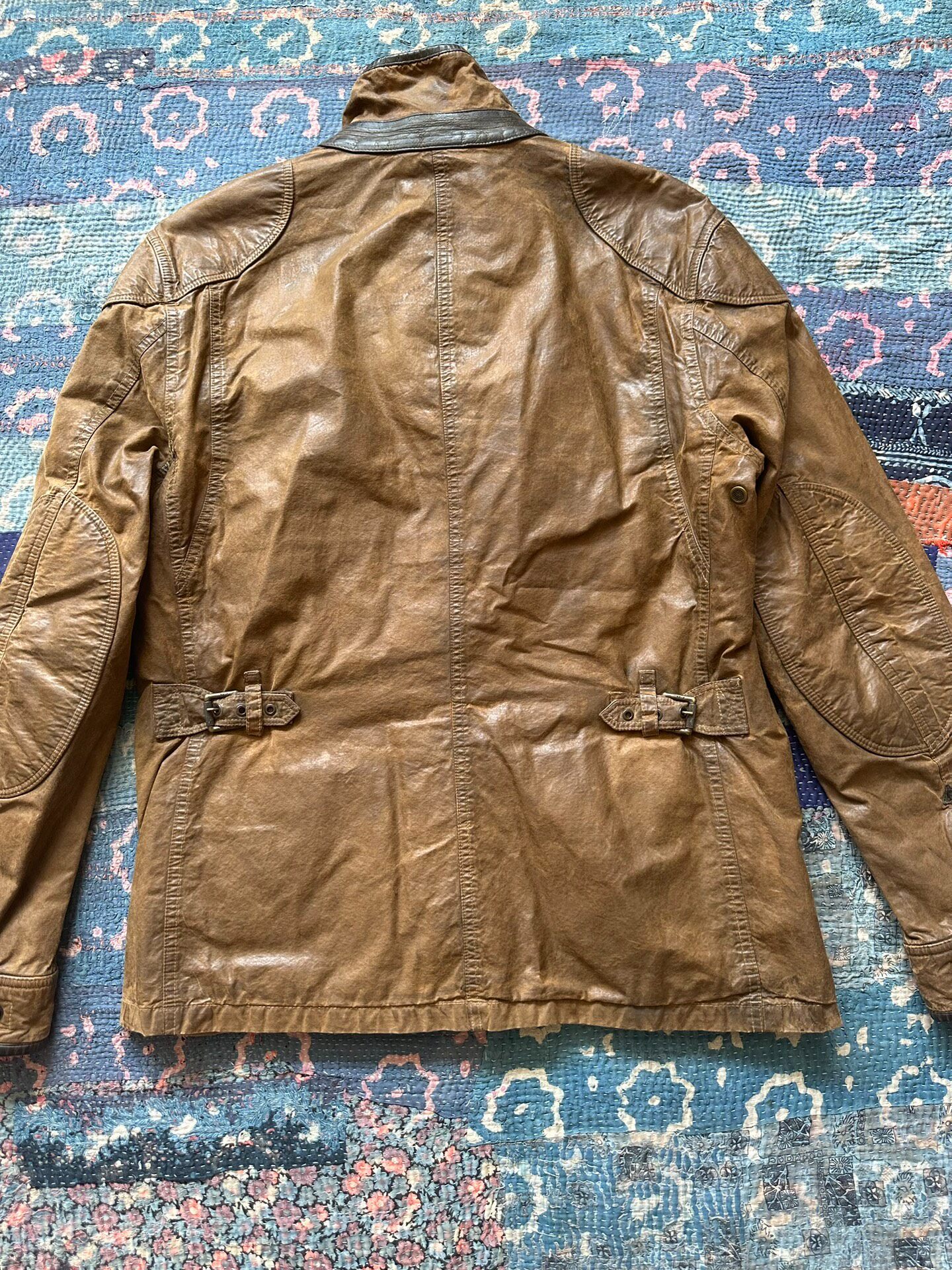 Polo Ralph Lauren Waxed Motorcycle Jacket — front