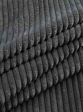 新梭织工艺灯芯绒料布MYA纺织辅简款约纯色软舒适薄柔款涤纶面料