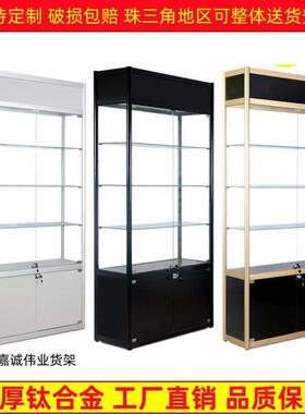 精品玻璃展示柜样品柜产品展柜展示架模型Figure柜证书礼品展架货