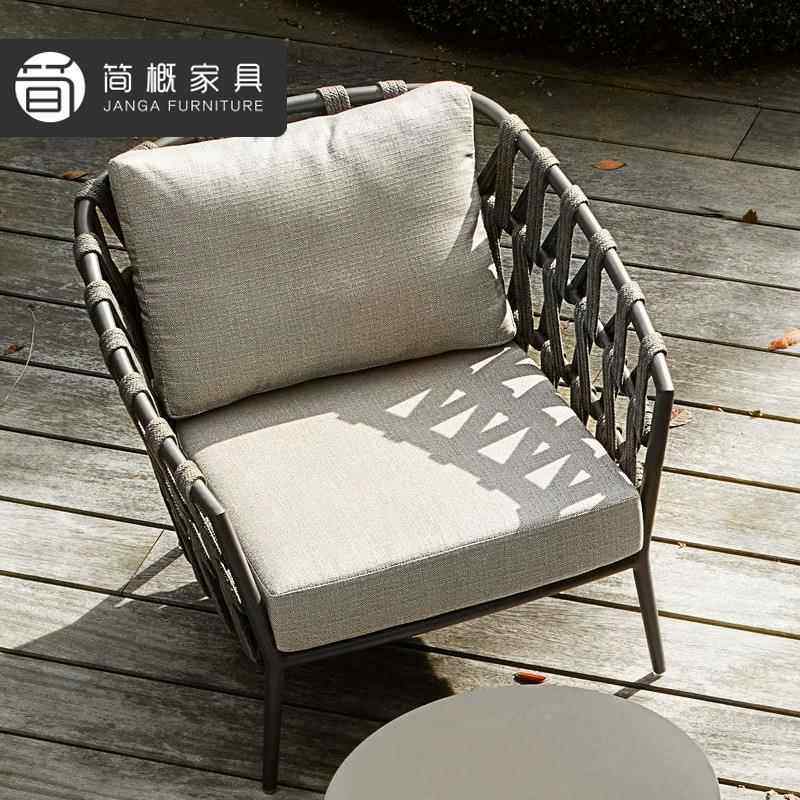 户外合藤编花166沙发墅别庭院园桌椅组休闲民宿酒店露天花园沙发,住宅家具,户外沙发,淘宝优惠券,粉丝福利购,淘宝优惠卷