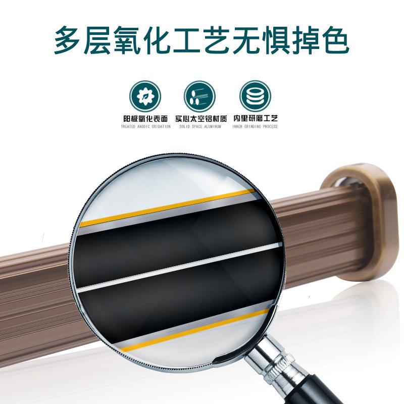 新款直销左铝 铝合金双心形衣柜挂衣杆防滑衣杆桃心衣通管静音条