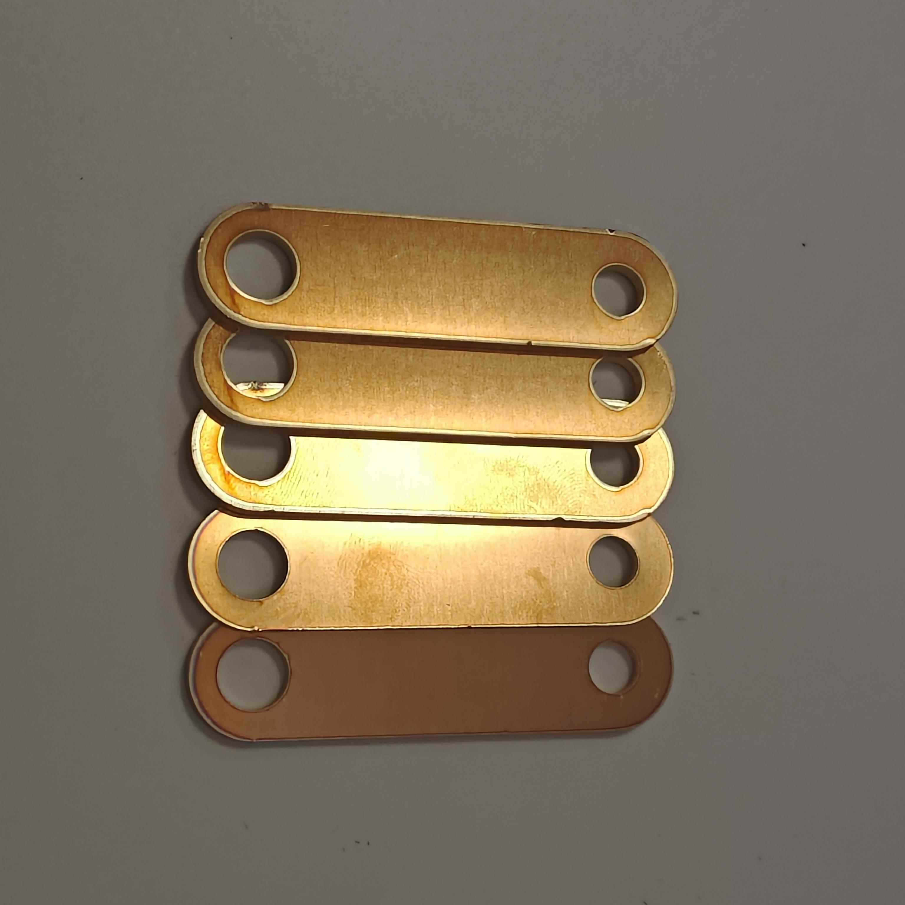 T1紫铜板TU2无氧铜板C1020折弯打孔激光切割紫铜垫片0.1-100mm