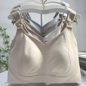 调整型大尺码哺乳内衣大胸显小全罩杯聚拢防下垂牛牛杯哺乳孕妇胸