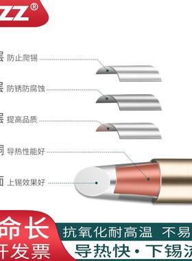 T0烙铁D型一字T20-D6D24D323D6铬铁头FX83WID81电焊台FX8012焊铁