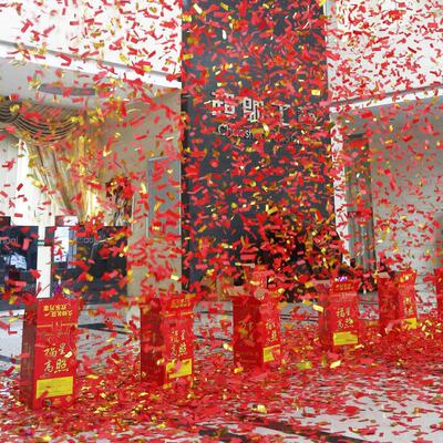 电子礼炮结婚礼花婚礼喷花筒婚庆花瓣雨礼花炮开 业彩炮烟火彩花