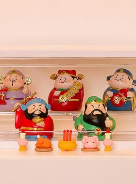 福禄财神爷摆件家居装饰摆件客厅玄关寺庙供奉小财神贡品文创礼物
