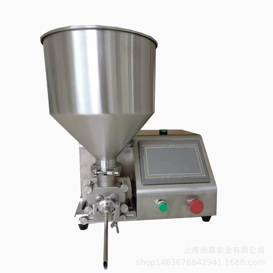 厂家供应商用多功能泡芙注陷机桌上型奶油充填机慕斯麻薯注陷