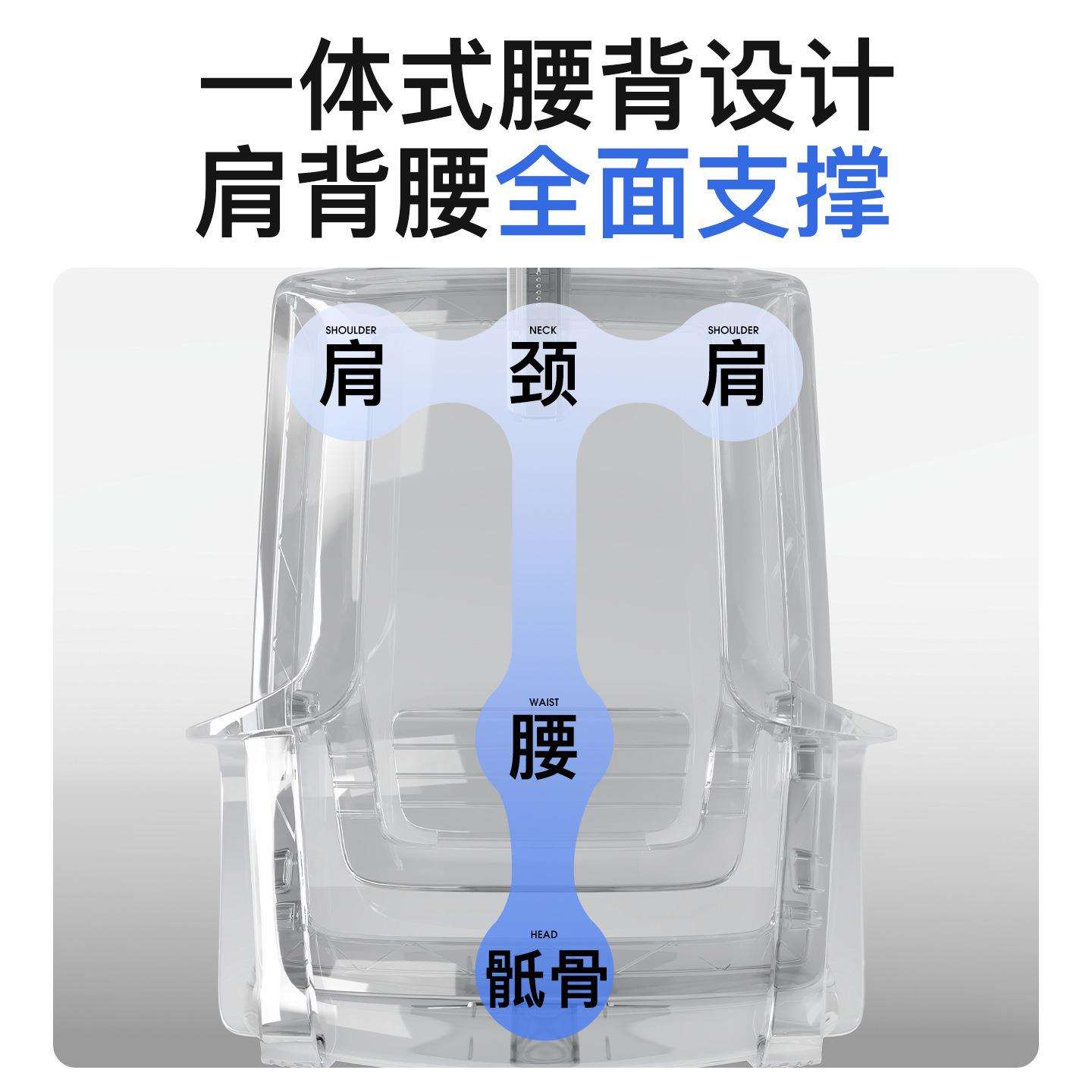现简约办Q3网转公椅面职员椅办公室座椅升降旋代转人体工学靠背椅