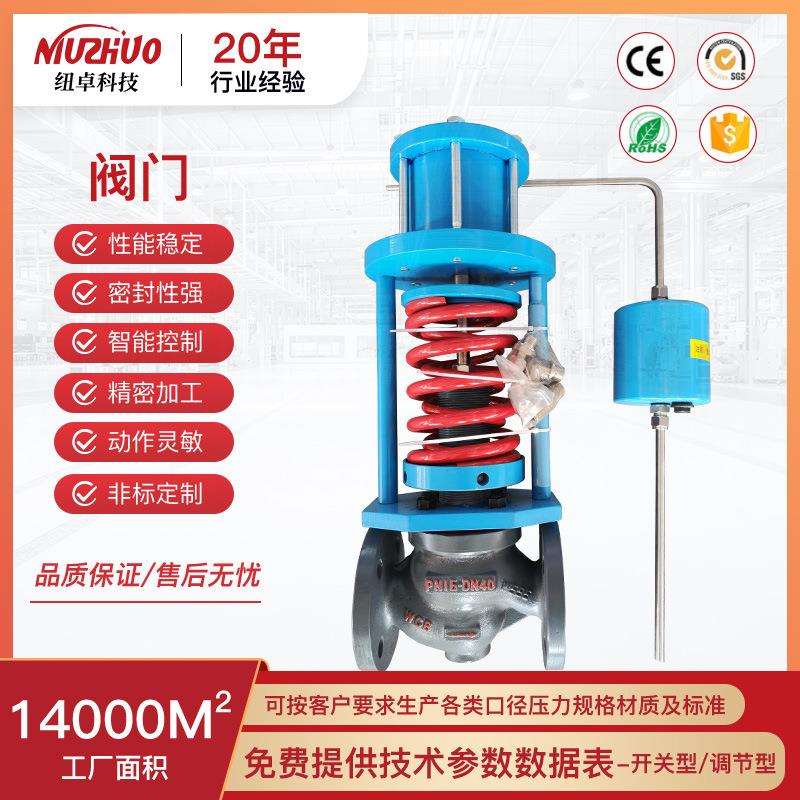 自力式蒸汽调节阀配冷凝器导压管取压管转角直接 ZZYP铸钢调压阀