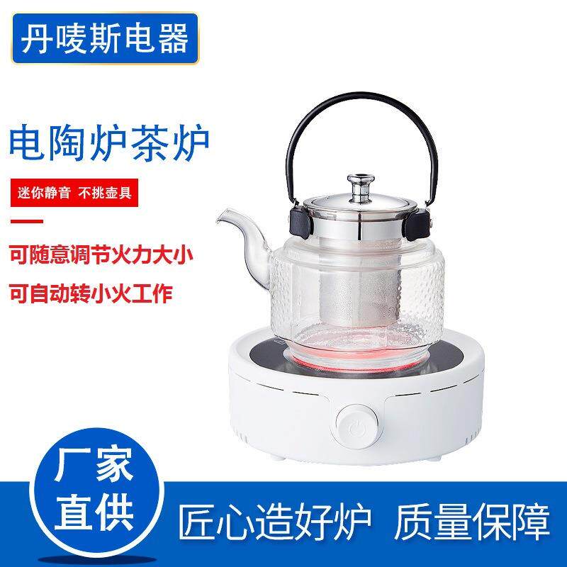 丹唛斯电陶炉茶炉玻璃铁壶铜壶煮茶炉茶具迷你家用电茶炉静音茶具