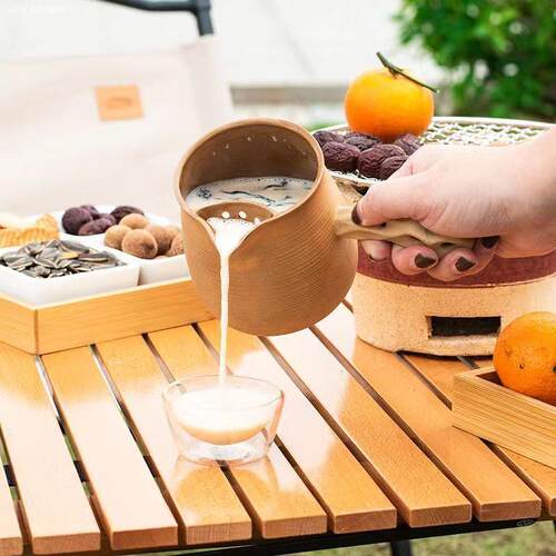 烤奶茶罐围炉煮茶烤火炉套装罐罐茶煮茶器具全套陶罐砂锅茶