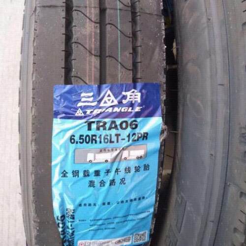 三角（Triangle）卡客车钢丝轮胎 7.00R16-12PR TRA06花纹