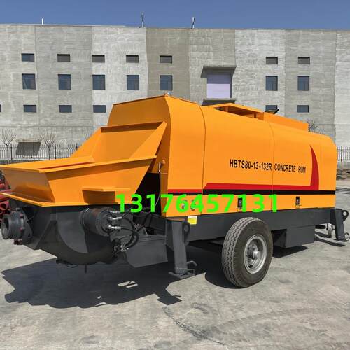 TS80R凝土输送泵大骨料-混凝土泵80柴油混拖泵800TS8013-129R