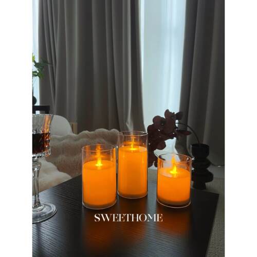 SweetHome *浪漫压克力蜡烛摆件烛台高级浪漫烛光晚餐氛围感装饰