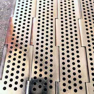 链工业链清洗孔304板果蔬输送带板板线链不锈钢高冲距大节承重