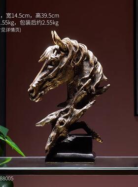 马客厅办公室家居装饰摆件高档创意现代电视柜轻奢酒柜工艺品桌面