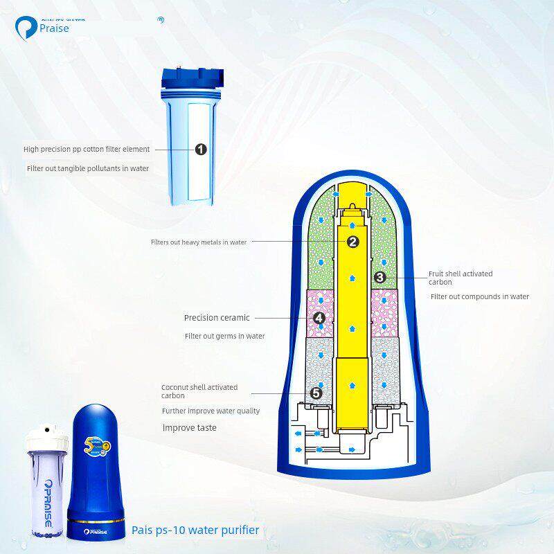 美国派斯净水器PS-10 家用直饮高端厨房直饮水机 进口自来水过滤