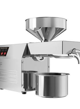 B01PQM不锈钢油机自家用用榨油机全动小型榨食用油厨房商电器