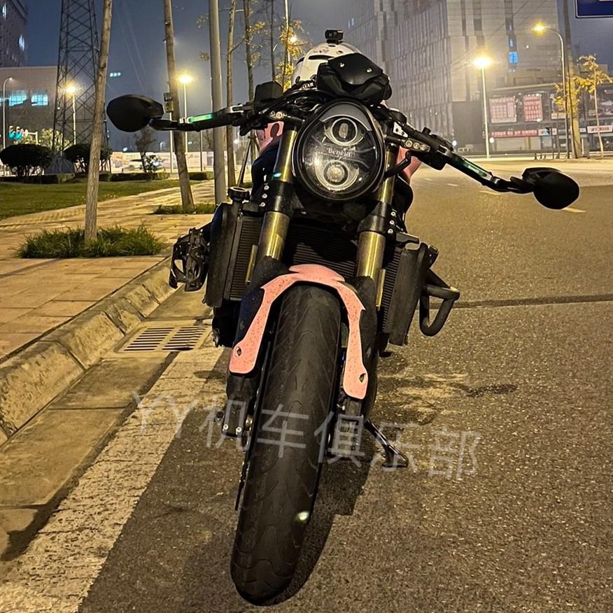 贝纳利752S分离手把车把反光镜手把镜改装手把反光镜降低手把