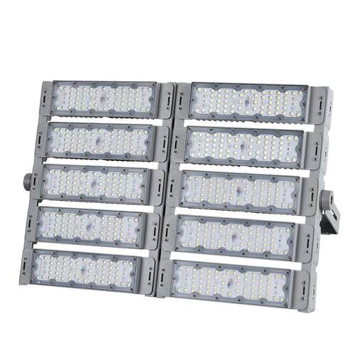 led投光灯防水户外100w200w模组隧道灯足球篮球场广场工地照明灯