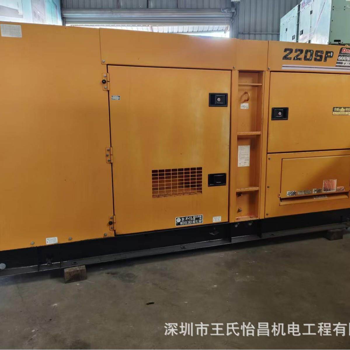 160KW二手进口柴油发电机电友小松防音箱SA6D125-T
