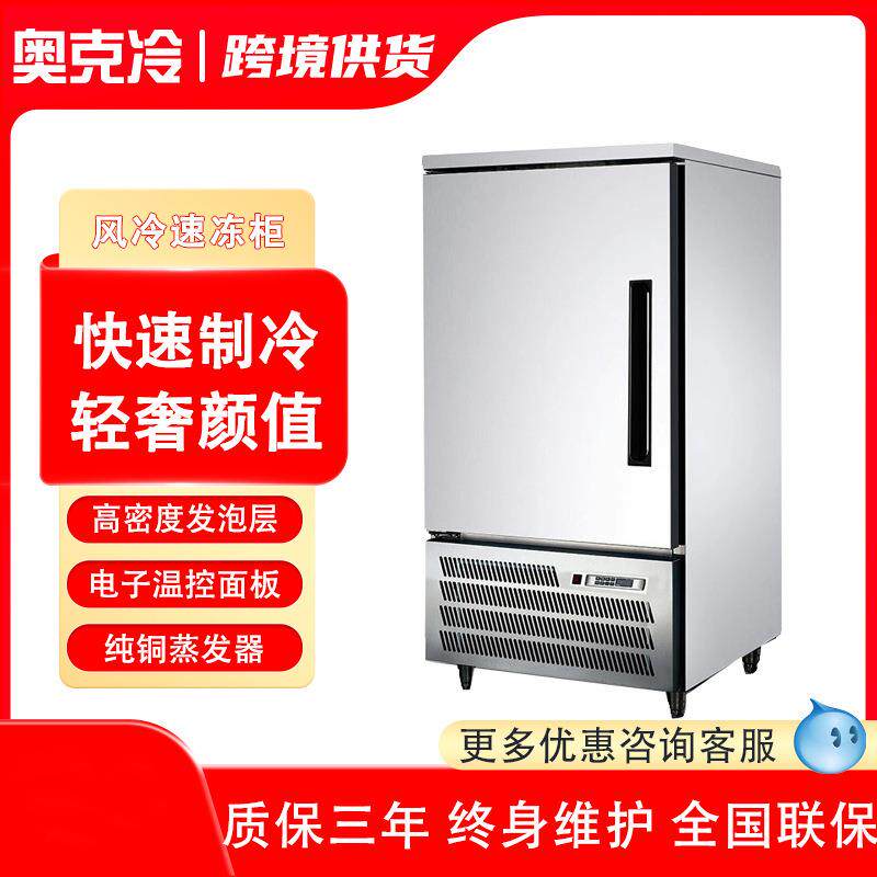 速冻柜商用风冷饺子海参榴莲包子海鲜蛋糕生胚插盘急冻柜速冻机