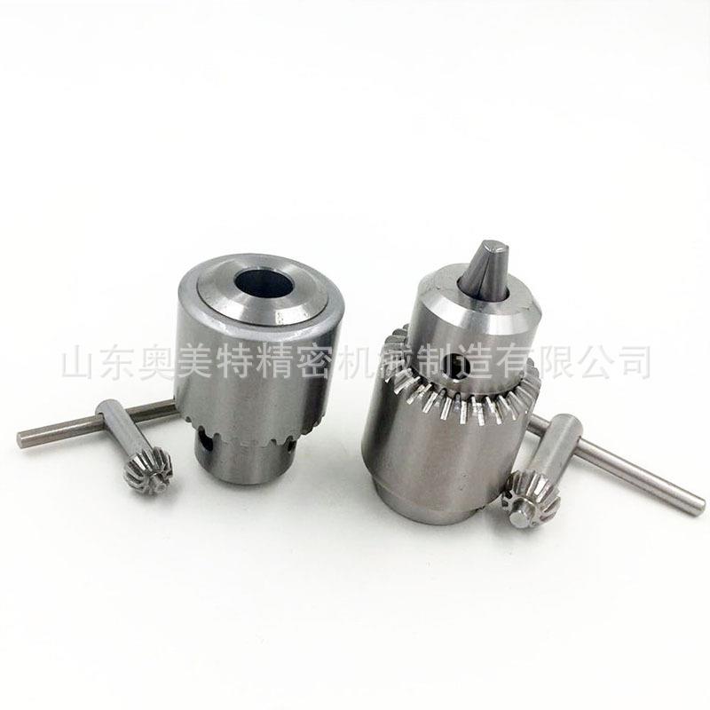 微型不锈钢扳手钻夹头锥孔螺纹孔0.3-4mm0.6-6mm0.8-8mm