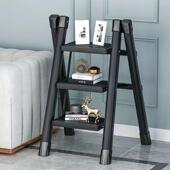 梯子家用多功能人字梯折叠梯楼梯凳子小型室内超厚花架加厚碳钢