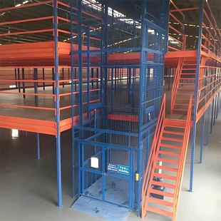 厂阁楼平货厂房二层台工搭建重型钢结构隔层货架架可NET拆卸超强