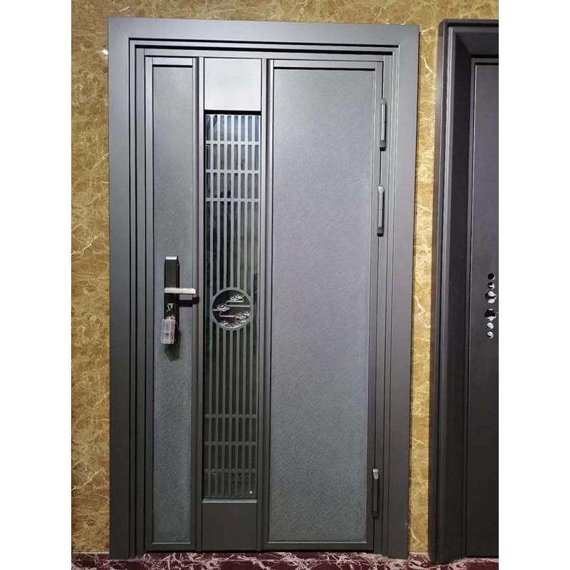 高端304不锈钢门单门韩式入户门安全防盗进户推拉门中门通风定制