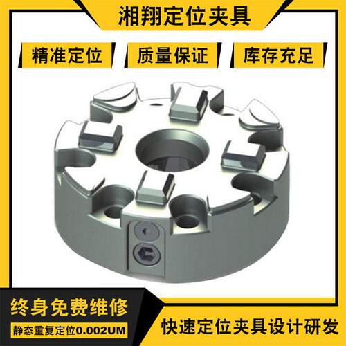 厂家直供现货cnc手动夹具螺丝锁紧D75手动单头卡盘CNC手动夹具