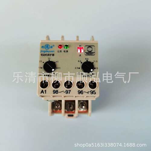 JYB -25J 0.5-6.5A电子式微机保护器AC220 380V电机保护继电器