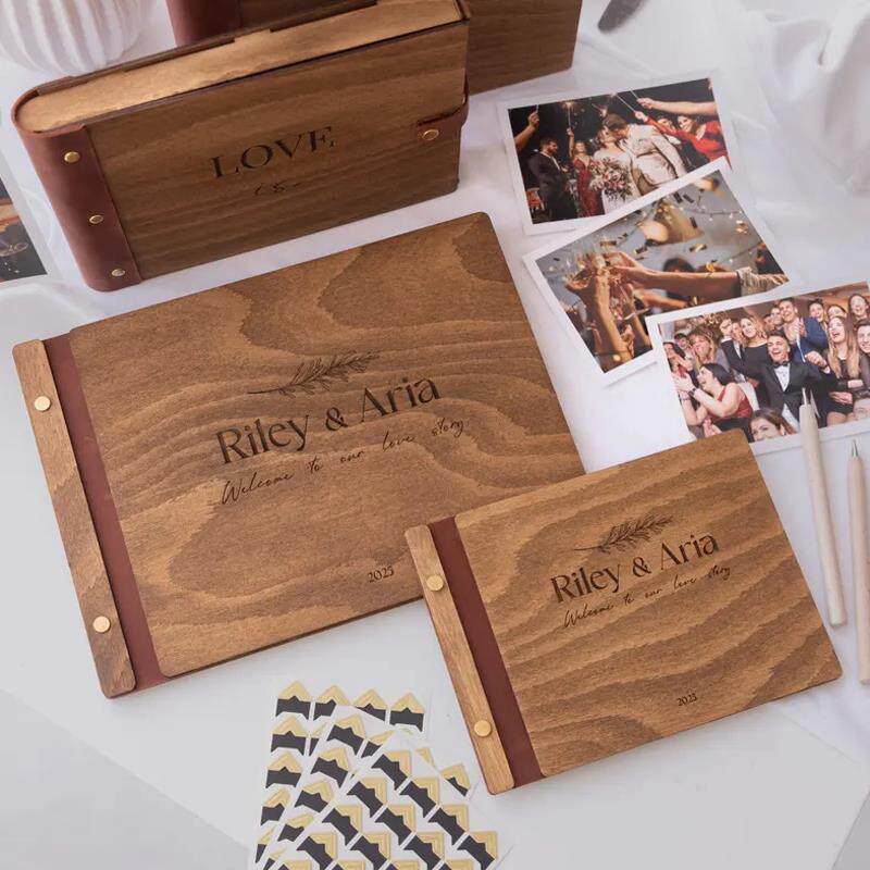 个性化定制婚礼签到本留言簿七夕情人节夫妻周年纪念专属留念礼物