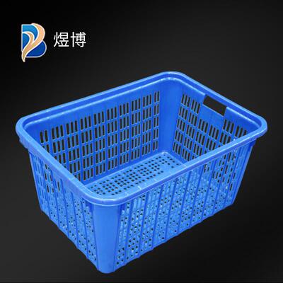 820大眼塑料周转筐 服装筐全新料胶框快递框菜箩 大号塑料周转箩
