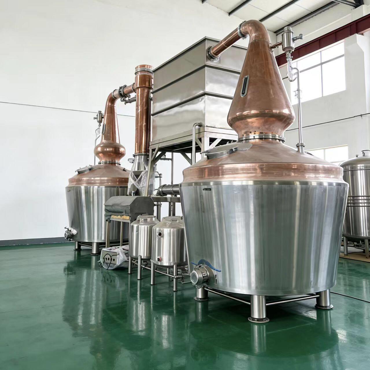 杭州厂家可定制壶式蒸馏威士忌蒸馏器大型酒厂威士忌蒸馏系统