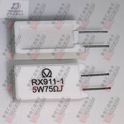 75R 75OHM 75欧 5W RX911H-5W-75RJ DIP2 水泥绕线电阻 全新原装