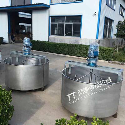肉类大产量搅拌料桶 常温水搅拌解冻桶 全自动去血水解冻机
