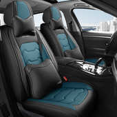 皮革坐套亚麻皮革座垫座椅套 通用新款 冬季 汽车坐垫座套全包围四季