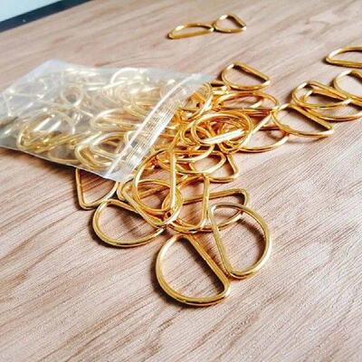100pcs D Ring Buckle Bag Hardware Luggage Accessories for