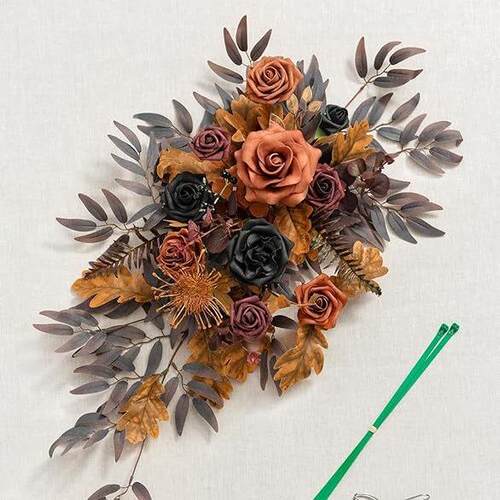 拱门花婚礼拍照派对装饰布置花束婚庆用品结婚婚房浪漫拱形门迎宾