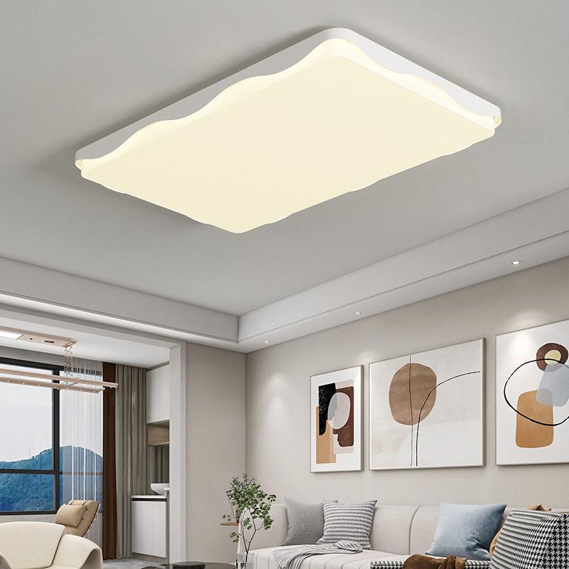全光谱极简客厅主灯2025新款吸顶灯led三室两厅灯具组合全屋套餐