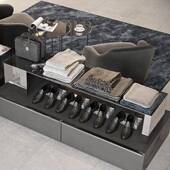 展台简约烤漆柜风格 店约烤漆前台简设计台129展 现展代简约示服装