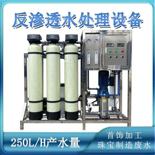 每小时250L产量企业公司整楼饮水系统直饮水反渗透机械水处理设备