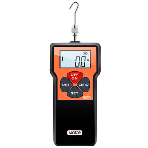 胜利仪器VC500N数显推拉力计测力计推力计拉力计500N公制50kg