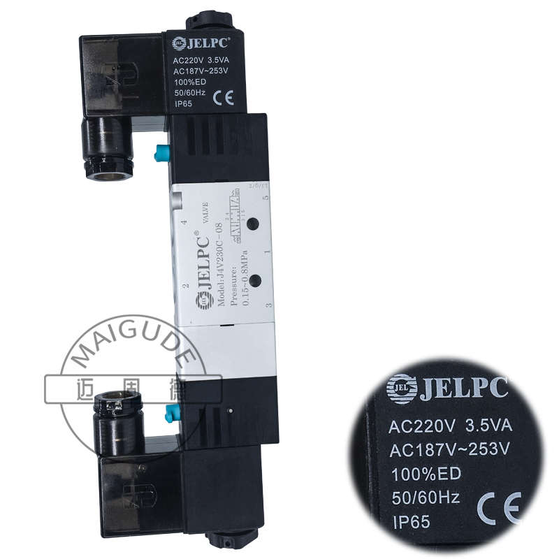 JELPC佳尔灵原装现货4V220-08/4V230C-08/4V230-08正品电磁阀秒发