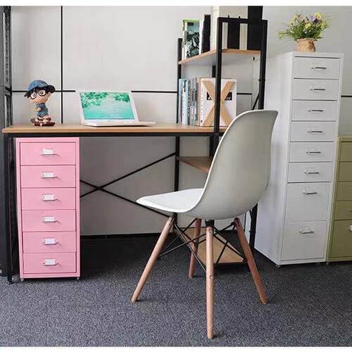 证ft铁皮活动UUT柜抽屉式文件储柜办公室资料财务凭小桌边带锁柜