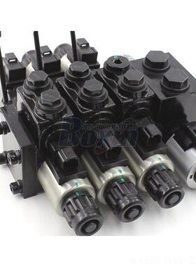 DCV58多路换向阀60L/min 3联电液手动350bar G1/2 OEM工
