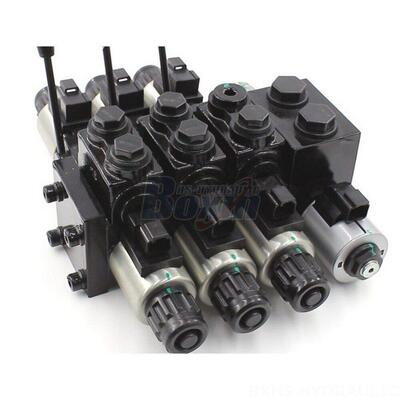 DCV58多路换向阀60L/min 3联电液手动350bar G1/2 OEM工