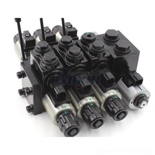 DCV58多路换向阀60L/min 3联电液手动350bar G1/2 OEM工